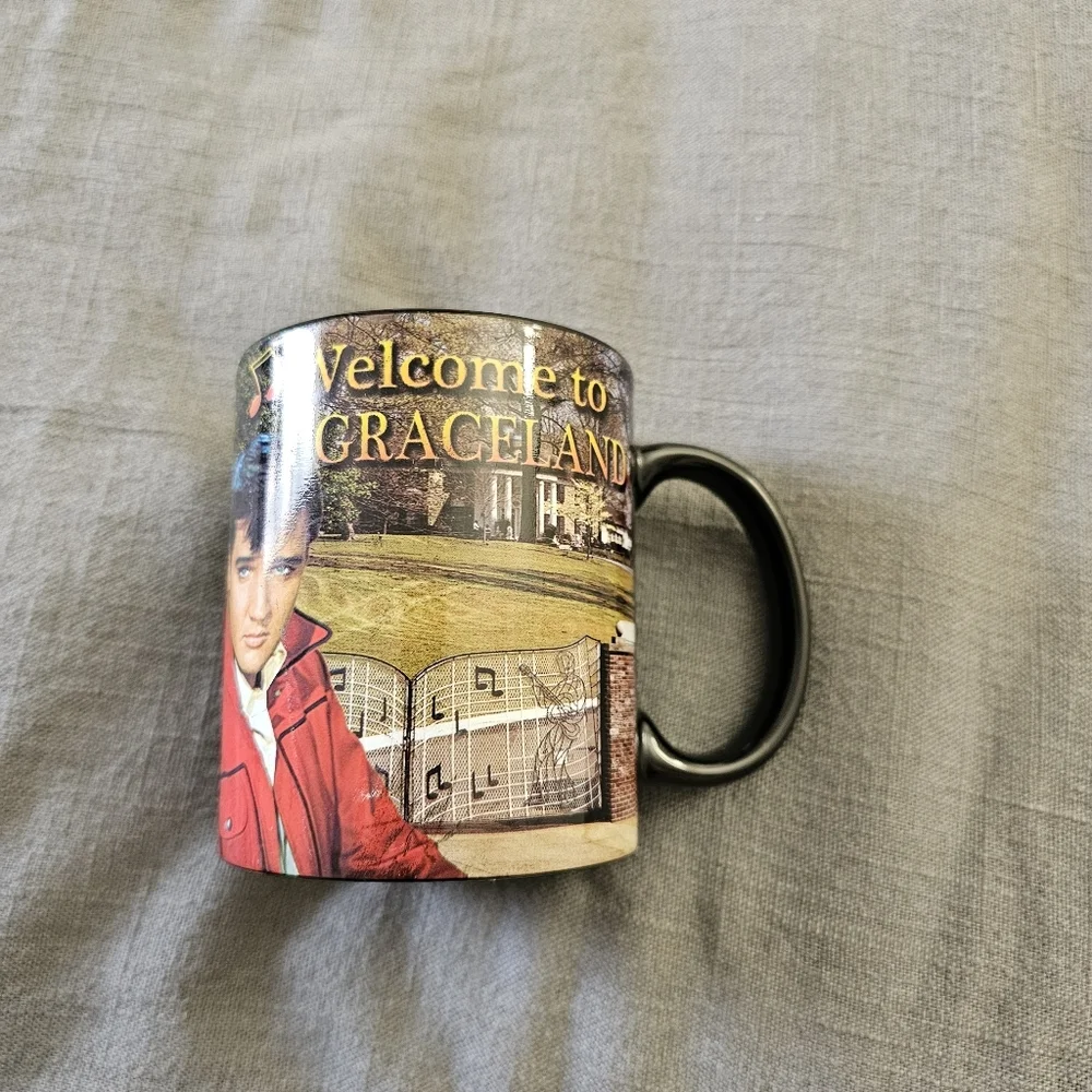 Elvis Presley Graceland Coffe Mug Cup